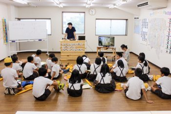 東中川小学校の5年生が会社見学にきてくれました