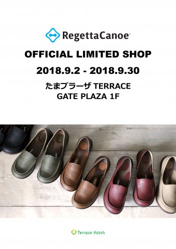 RegettaCanoe OFFICIAL LIMITED SHOP（期間限定店）がオープンします！